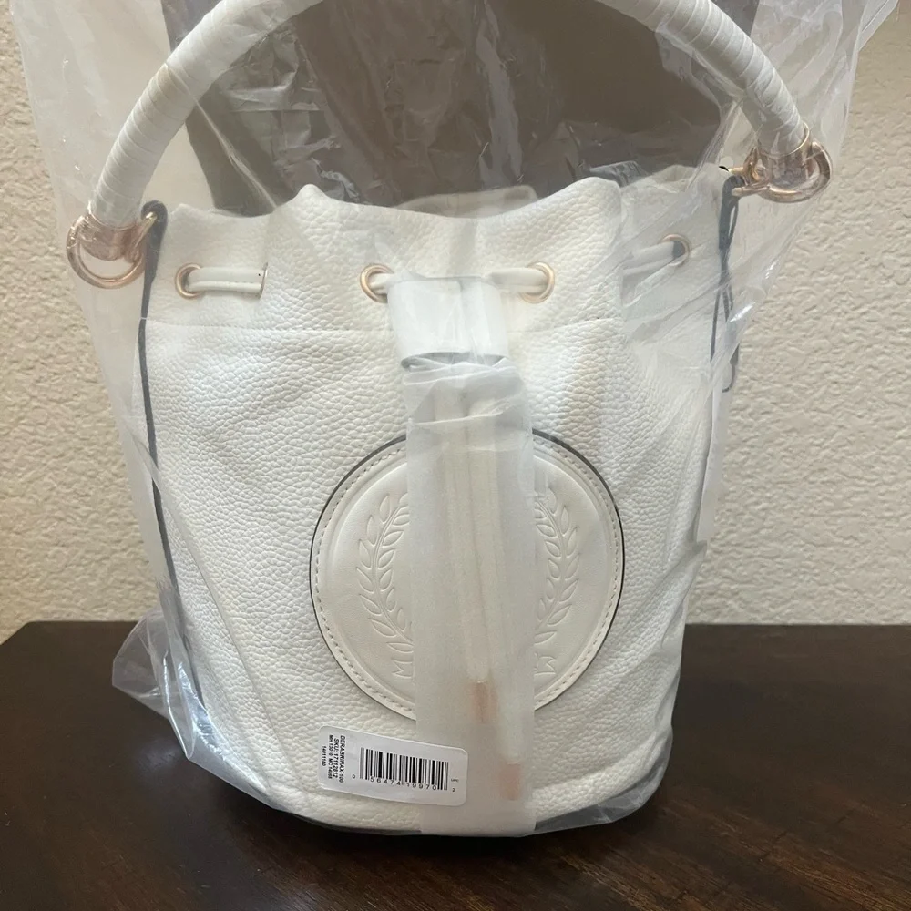 Aldo Berabrinax White Bucket Bag - Picture 9 of 10